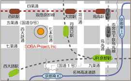 京都本社地図